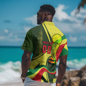 Personalized Senegal Champions World Football 2026 Hawaiian Shirt Lions Of Teranga - Great Mosque Of Touba Pattern