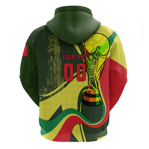Personalized Senegal Champions World Football 2026 Hoodie Lions Of Teranga - Great Mosque Of Touba Pattern