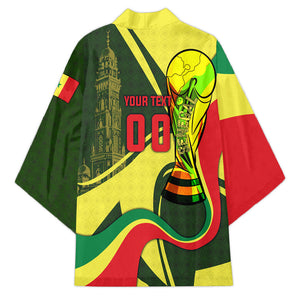 Personalized Senegal Champions World Football 2026 Kimono Lions Of Teranga - Great Mosque Of Touba Pattern