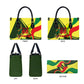 Personalized Senegal Champions World Football 2026 Leather Bag Lions Of Teranga - Great Mosque Of Touba Pattern