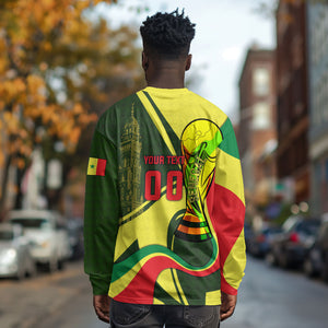 Personalized Senegal Champions World Football 2026 Long Sleeve Shirt Lions Of Teranga - Great Mosque Of Touba Pattern