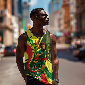 Personalized Senegal Champions World Football 2026 Men Tank Top Lions Of Teranga - Great Mosque Of Touba Pattern