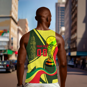 Personalized Senegal Champions World Football 2026 Men Tank Top Lions Of Teranga - Great Mosque Of Touba Pattern