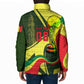 Personalized Senegal Champions World Football 2026 Padded Jacket Lions Of Teranga - Great Mosque Of Touba Pattern