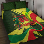 Personalized Senegal Champions World Football 2026 Quilt Bed Set Lions Of Teranga - Great Mosque Of Touba Pattern