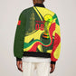 Personalized Senegal Champions World Football 2026 Sleeve Zip Bomber Jacket Lions Of Teranga - Great Mosque Of Touba Pattern