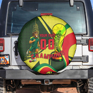 Personalized Senegal Champions World Football 2026 Spare Tire Cover Lions Of Teranga - Great Mosque Of Touba Pattern