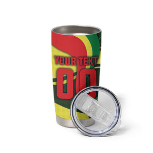 Personalized Senegal Champions World Football 2026 Tumbler Cup Lions Of Teranga - Great Mosque Of Touba Pattern