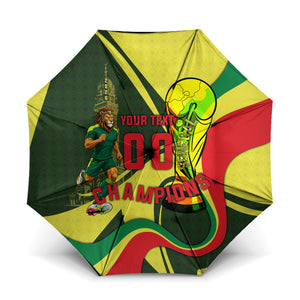 Personalized Senegal Champions World Football 2026 Umbrella Lions Of Teranga - Great Mosque Of Touba Pattern