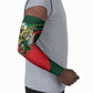 Custom Senegal Champions Football 2026 Arm Sleeves Teranga Lions G.O.A.T Mascot - African Renaissance Monument