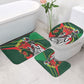 Custom Senegal Champions Football 2026 Bathroom Set Teranga Lions G.O.A.T Mascot - African Renaissance Monument