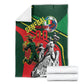 Custom Senegal Champions Football 2026 Blanket Teranga Lions G.O.A.T Mascot - African Renaissance Monument