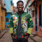 Custom Senegal Champions Football 2026 Bomber Jacket Teranga Lions G.O.A.T Mascot - African Renaissance Monument