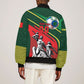 Custom Senegal Champions Football 2026 Bomber Jacket Teranga Lions G.O.A.T Mascot - African Renaissance Monument