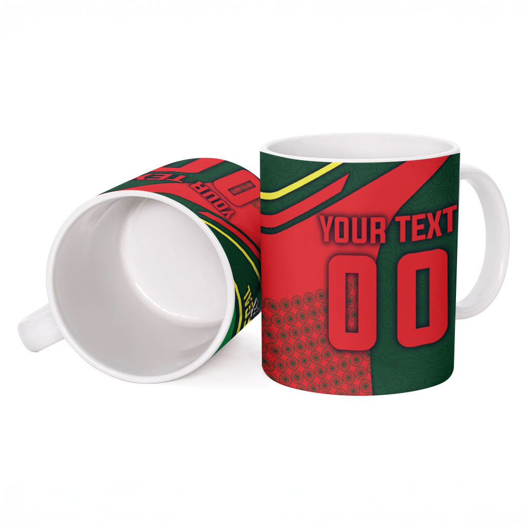 Custom Senegal Champions Football 2026 Ceramic Mug Teranga Lions G.O.A.T Mascot - African Renaissance Monument