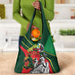 Custom Senegal Champions Football 2026 Grocery Bag Teranga Lions G.O.A.T Mascot - African Renaissance Monument