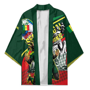 Custom Senegal Champions Football 2026 Kimono Teranga Lions G.O.A.T Mascot - African Renaissance Monument