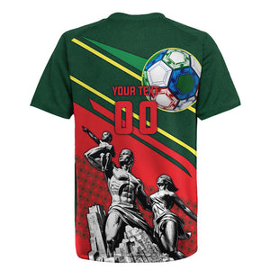 Custom Senegal Champions Football 2026 Rugby Jersey Teranga Lions G.O.A.T Mascot - African Renaissance Monument