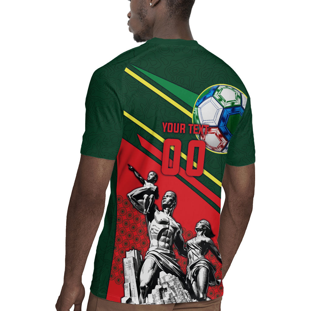 Custom Senegal Champions Football 2026 Rugby Jersey Teranga Lions G.O.A.T Mascot - African Renaissance Monument