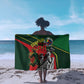 Custom Senegal Champions Football 2026 Sarong Teranga Lions G.O.A.T Mascot - African Renaissance Monument