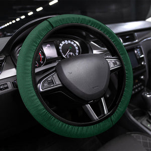 Senegal Champions Football 2026 Steering Wheel Cover Teranga Lions G.O.A.T Mascot - African Renaissance Monument