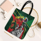 Custom Senegal Champions Football 2026 Tote Bag Teranga Lions G.O.A.T Mascot - African Renaissance Monument