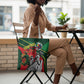 Custom Senegal Champions Football 2026 Tote Bag Teranga Lions G.O.A.T Mascot - African Renaissance Monument