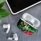 Personalized Algeria Football Champions AirPods Case Fennec Fox Mascot - Algiers Martyrs Memorial