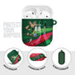 Personalized Algeria Football Champions AirPods Case Fennec Fox Mascot - Algiers Martyrs Memorial