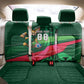 Personalized Algeria Football Champions Back Car Seat Cover Fennec Fox Mascot - Algiers Martyrs Memorial
