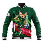 Personalized Algeria Football Champions Baseball Jacket Fennec Fox Mascot - Algiers Martyrs Memorial