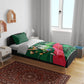 Personalized Algeria Football Champions Bedding Set Fennec Fox Mascot - Algiers Martyrs Memorial