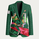 Personalized Algeria Football Champions Blazer Fennec Fox Mascot - Algiers Martyrs Memorial