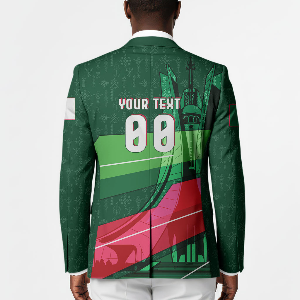 Personalized Algeria Football Champions Blazer Fennec Fox Mascot - Algiers Martyrs Memorial