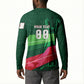 Personalized Algeria Football Champions Button Sweatshirt Fennec Fox Mascot - Algiers Martyrs Memorial