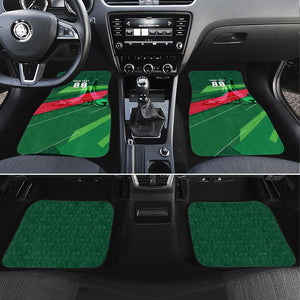Personalized Algeria Football Champions Car Mats Fennec Fox Mascot - Algiers Martyrs Memorial