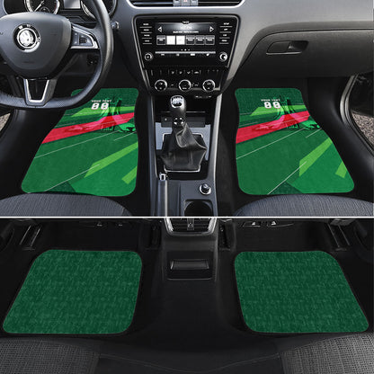 Personalized Algeria Football Champions Car Mats Fennec Fox Mascot - Algiers Martyrs Memorial