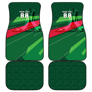 Personalized Algeria Football Champions Car Mats Fennec Fox Mascot - Algiers Martyrs Memorial