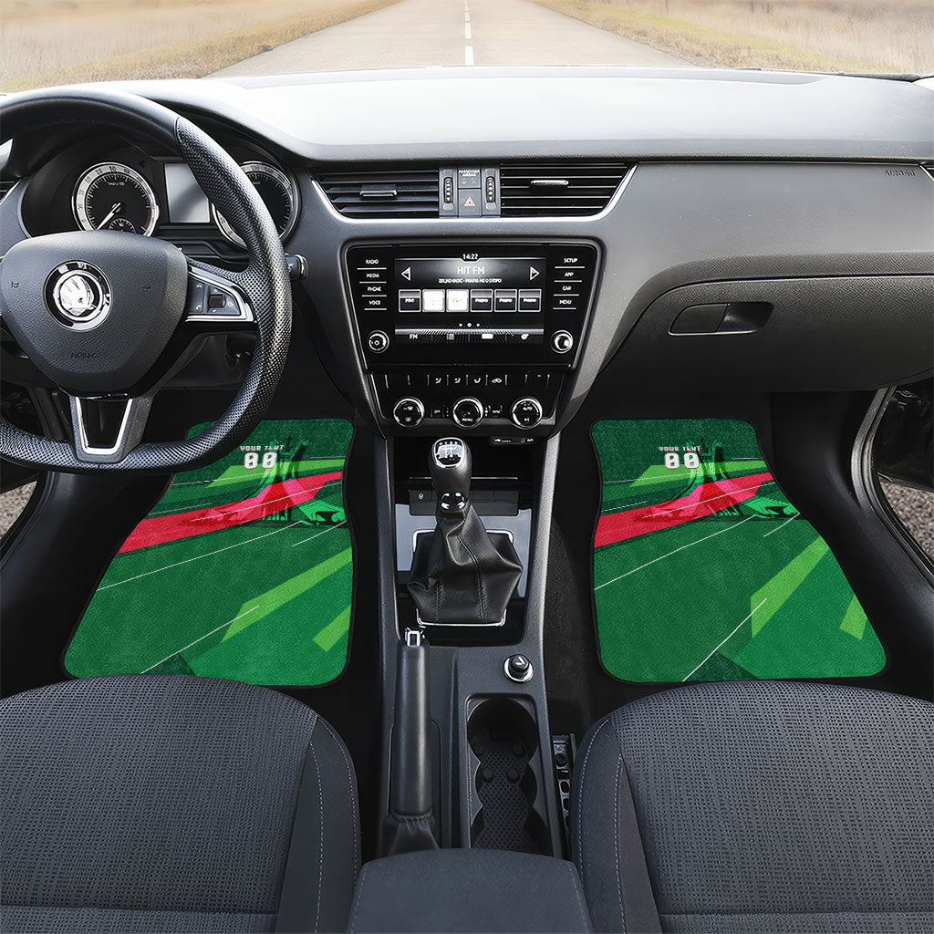 Personalized Algeria Football Champions Car Mats Fennec Fox Mascot - Algiers Martyrs Memorial