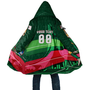 Personalized Algeria Football Champions Cloak Fennec Fox Mascot - Algiers Martyrs Memorial