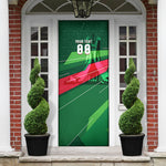 Personalized Algeria Football Champions Door Cover Fennec Fox Mascot - Algiers Martyrs Memorial