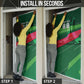 Personalized Algeria Football Champions Door Cover Fennec Fox Mascot - Algiers Martyrs Memorial