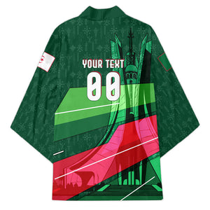 Personalized Algeria Football Champions Kimono Fennec Fox Mascot - Algiers Martyrs Memorial