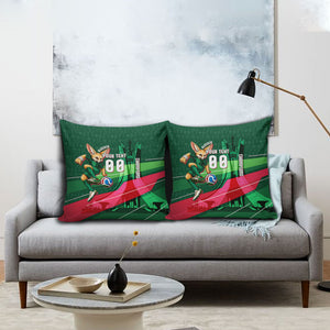 Personalized Algeria Football Champions Pillow Cover Fennec Fox Mascot - Algiers Martyrs Memorial