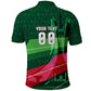 Personalized Algeria Football Champions Polo Shirt Fennec Fox Mascot - Algiers Martyrs Memorial