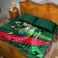 Personalized Algeria Football Champions Quilt Bed Set Fennec Fox Mascot - Algiers Martyrs Memorial