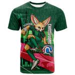 Personalized Algeria Football Champions T shirt Fennec Fox Mascot - Algiers Martyrs Memorial