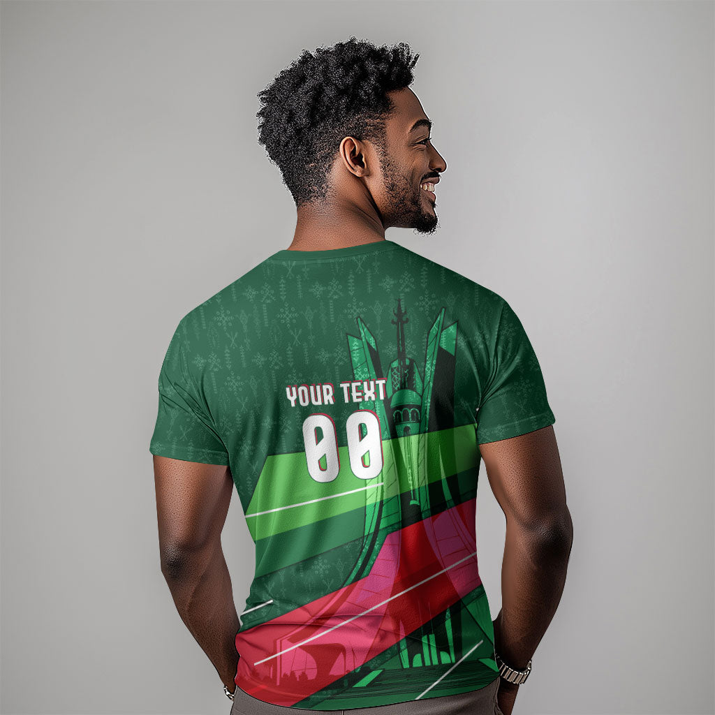 Personalized Algeria Football Champions T shirt Fennec Fox Mascot - Algiers Martyrs Memorial