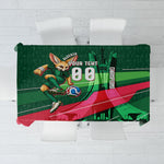 Personalized Algeria Football Champions Tablecloth Fennec Fox Mascot - Algiers Martyrs Memorial