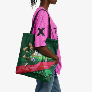 Personalized Algeria Football Champions Tote Bag Fennec Fox Mascot - Algiers Martyrs Memorial